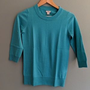 Classic jcrew 3/4 sleeve sweater